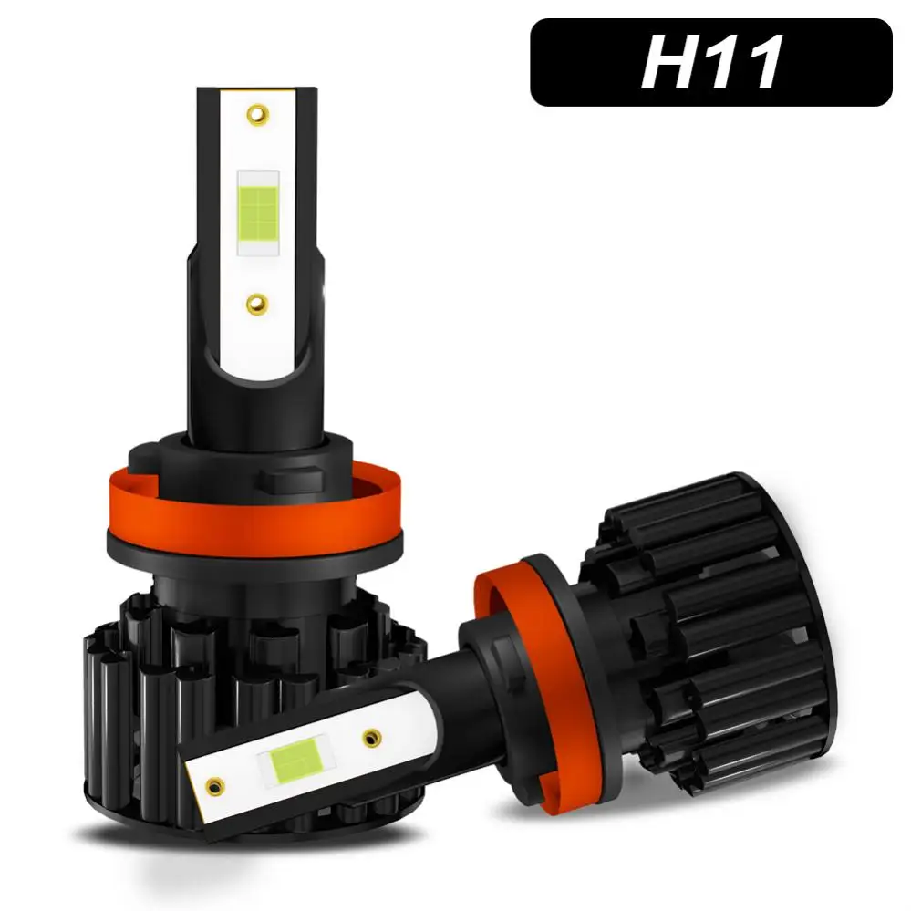 2pcs 100W 8000K Ice Blue LED Fog Light Bulbs Car Headlight H4 H7 H8 H9 H11 9006 HB4 9005 HB3 Auto DRL Car Daytime Running Light