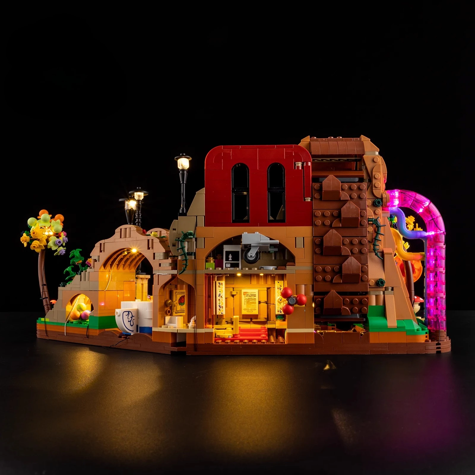 مجموعة إضاءة LED مناسبة لـ LEGO Willy Wonka The Chocolate Factory Ideas 21360 هدية الإضاءة (باستثناء مكعبات البناء)