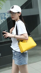 Orabird Women's Soft Genuine Leather Crossbody Shoulder Bag Top Zipper Stylish Camera Handbag Small and Medium Size