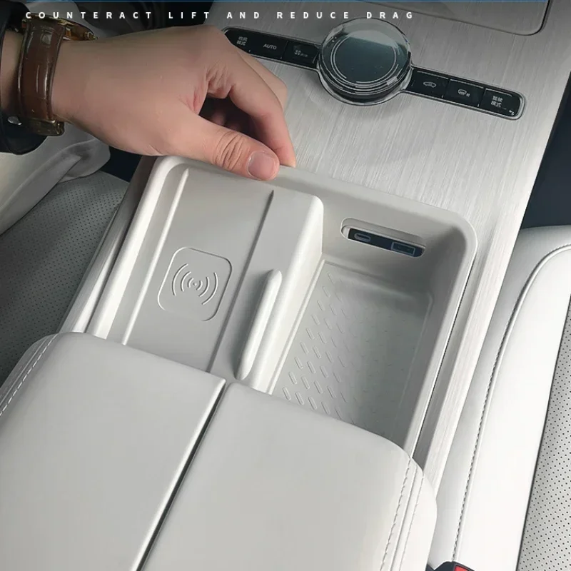 

For Geely Galaxy E8 Wireless Charging Protection Pad Anti-dirty Waterproof Cover Non-slip Pad Special Accessories