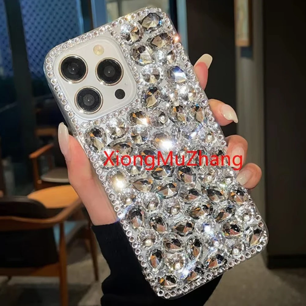 

Luxury Bling Fashion Rhinestone Custom Glitter Case for Redmi Note 11 12 13 14 Pro Plus 14 Pro 13Pro 12TPro 12S 10ProMax 9ProMax