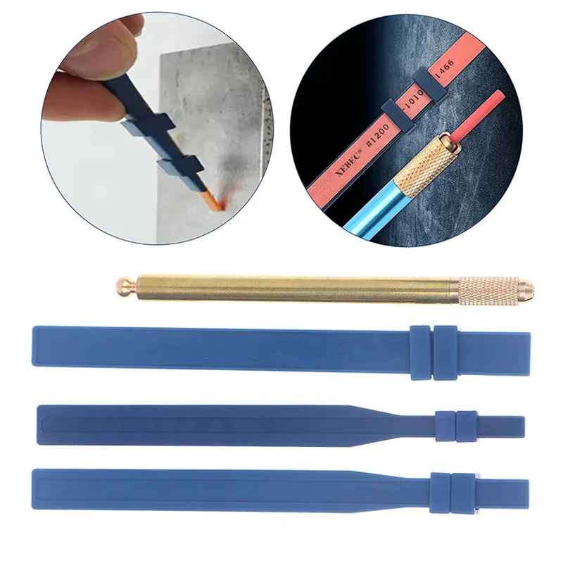 1 Buah Pegangan Penjepit Batu Asah Untuk Batu Asah Serat Super Keramik Alat Pengasah Cetakan Serat Penjepit Batu Asah