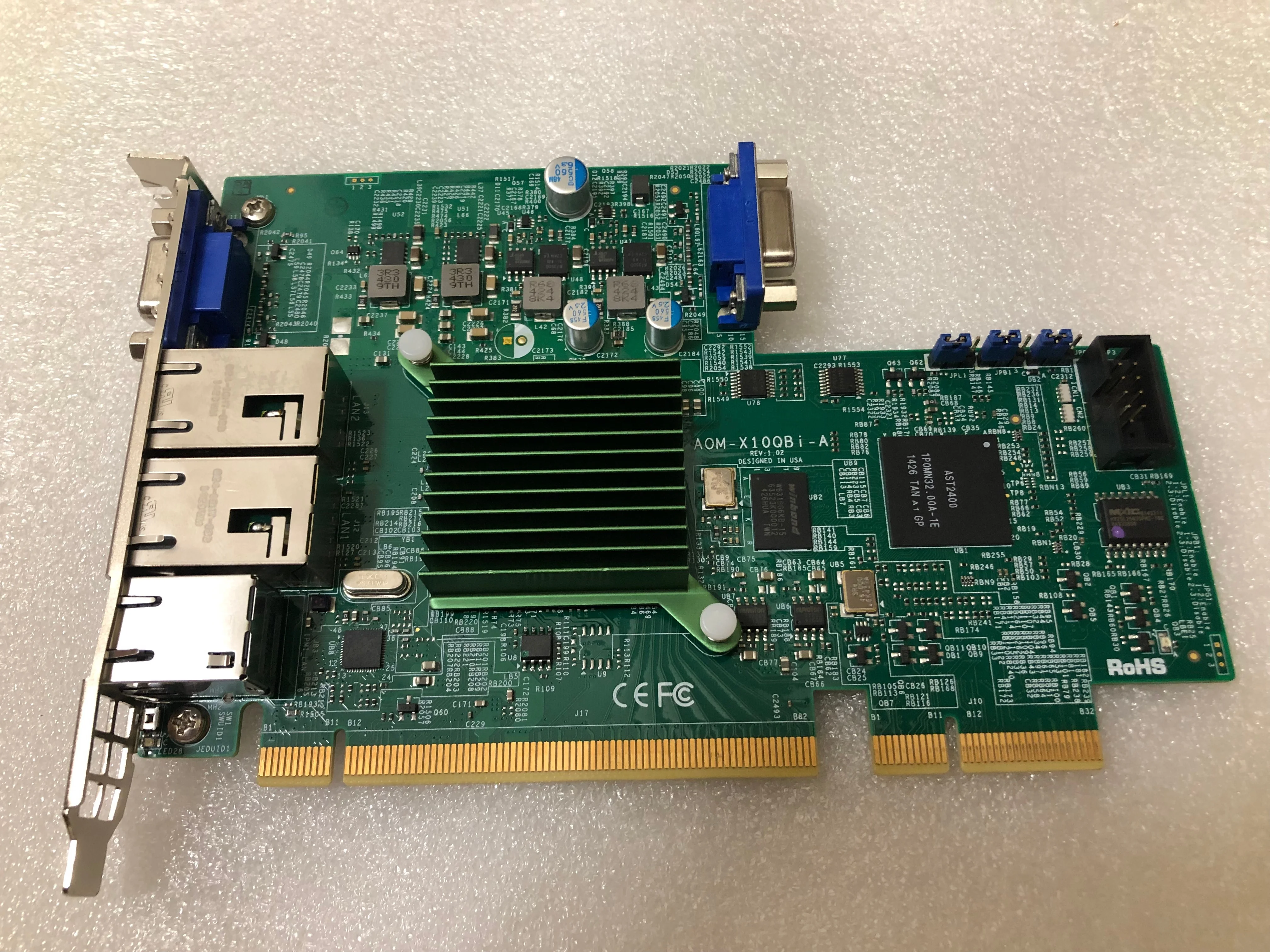 

AOM-X10QBi-A X540 Dual Port 10GBase-T