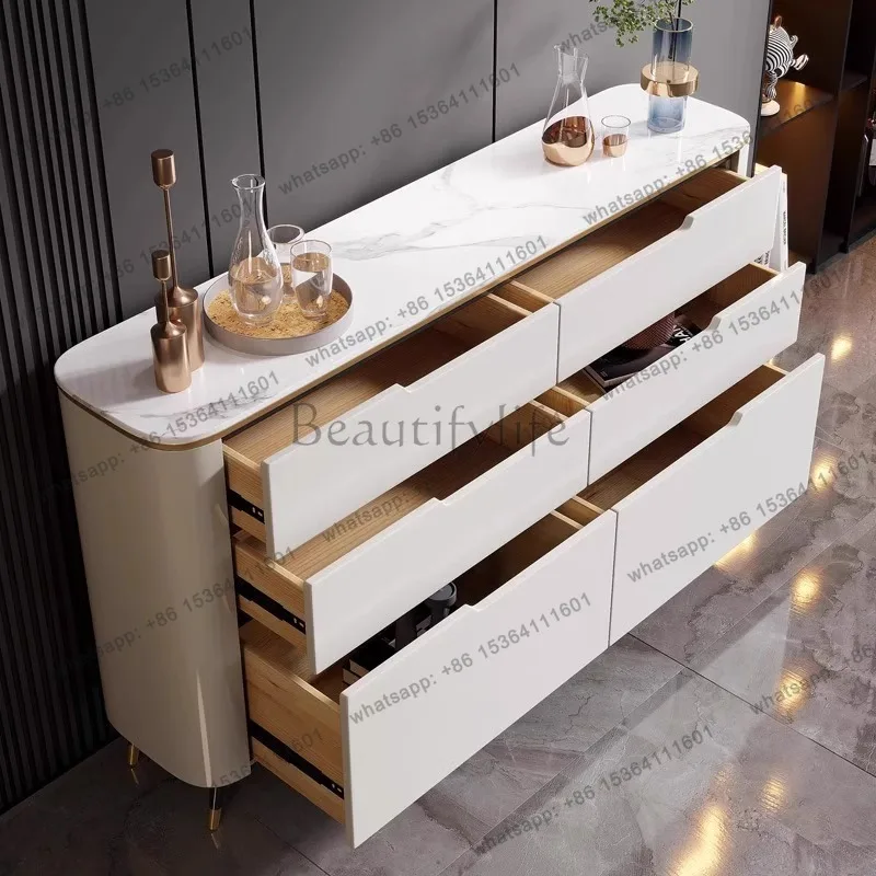 Customization Light Luxury Dining Side Cabinet New Locker Italian Minimalist Designer