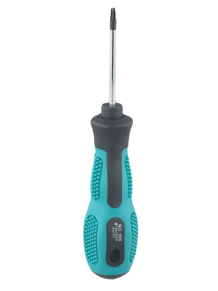 Отвертка Torx с отверстием для подвешивания, 5/3 дюйма, бита из хромованадиевой стали, несколько вариантов применения, зеленая/черная/серебристая