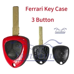 Sunshine car key 3Buttons For Ferrari 458 Ltalia California 599 GTB Fiorano FF 434Mhz ID48 Chip Remote Smart Car Key Replacement