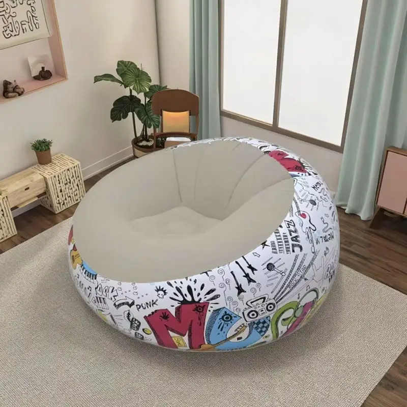 1PC Thickened Inflatable Lazy Sofa Lounge Chair – Perfect for Outdoor Courtyards & Indoor Leisure image 4