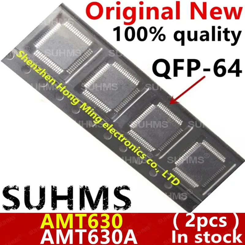 (2piece)100% New AMT630 AMT630A QFP-64 Chipset