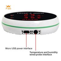 A08E-Tuya Wifi Temperature Sensor External Probe Remote Monitor Alarm Indoor Thermometer  Smart Life APP