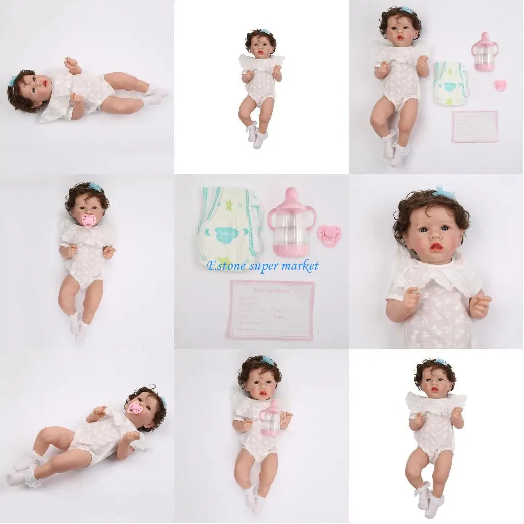 

090B Simulated for Doll New Year Gift Baby Early Educational Hand Paint for Doll Supplies Baby Relax Toy