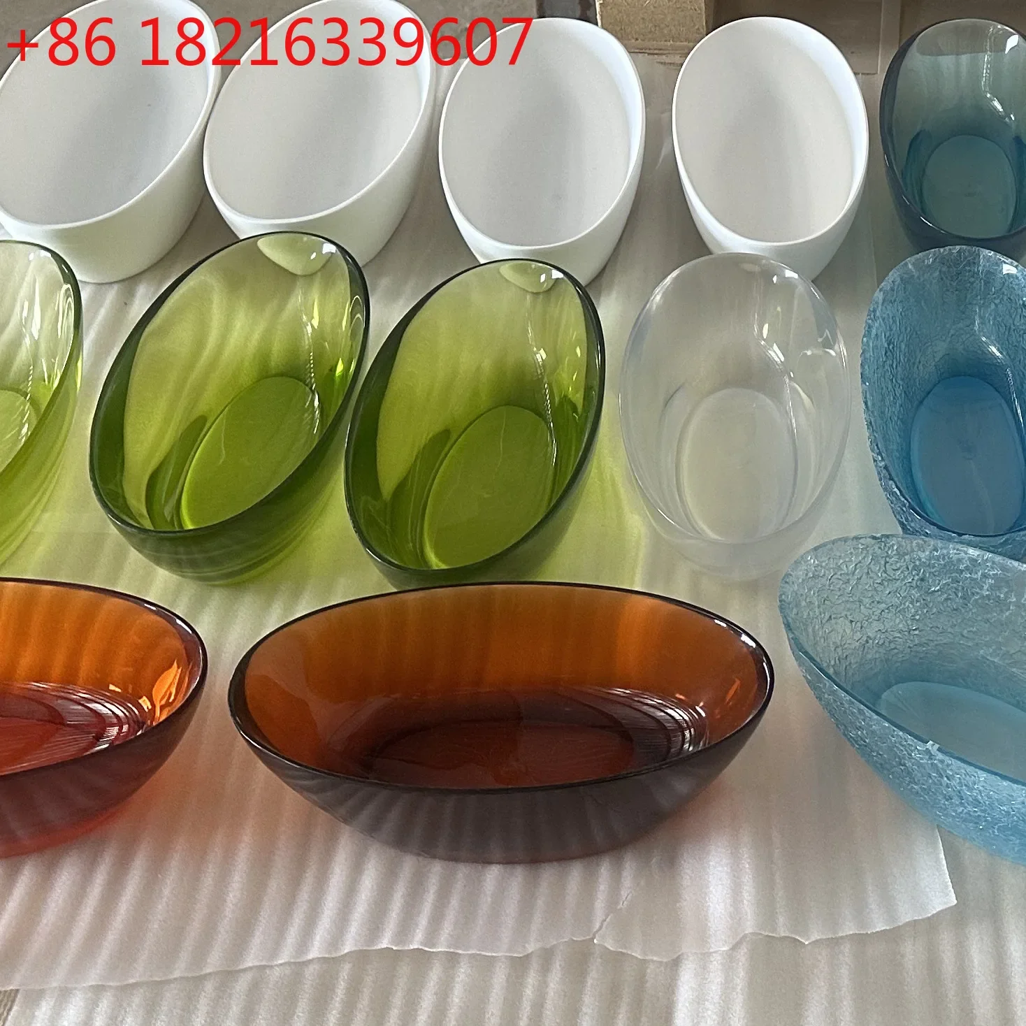 Transparent resin small bathtub Length 27 Width 14 Height 9 cm Simulation bathtub Artificial stone sample