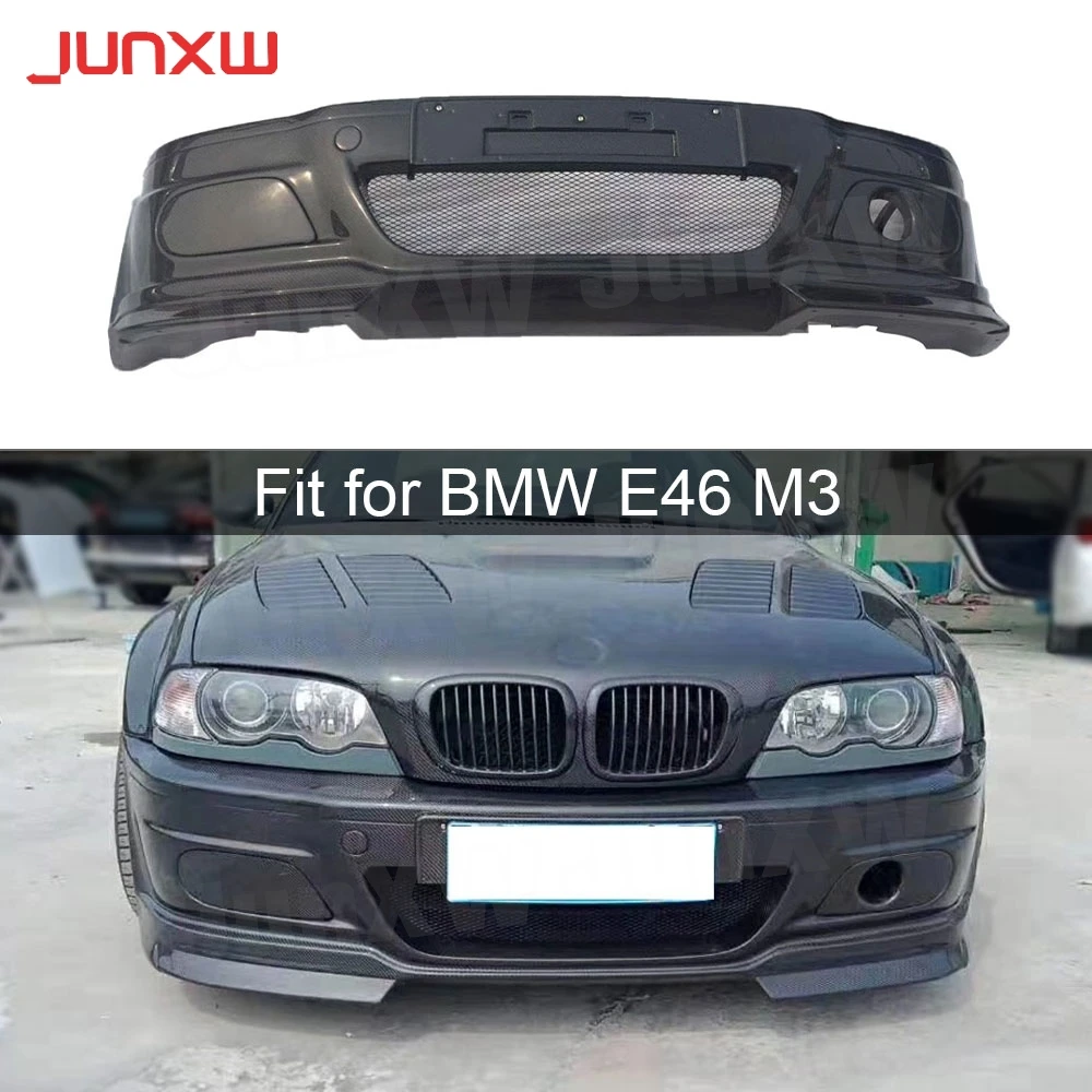 

Carbon Fiber FRP Front Bumper Guard Bodykit For BMW 3 Series E46 M3 Head Bumper Pre-Facelift Car Styling