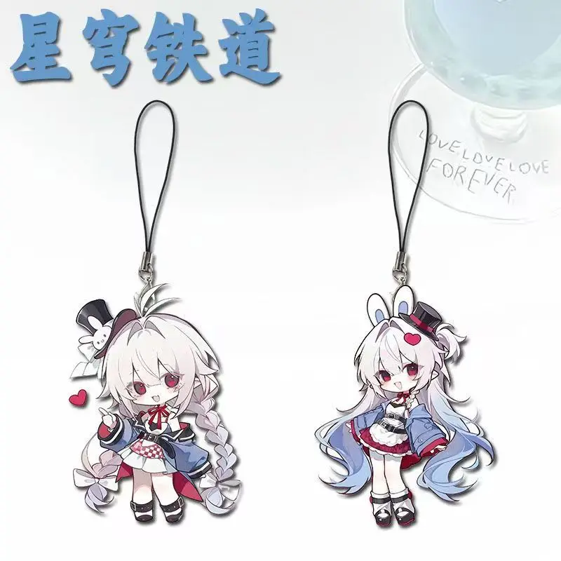 Anime Peripherals Cute Pixiv Sparxie Figure Acrylic Pendant Sparxie Figurine Phone Strap Decoration Collection Toys Gifts