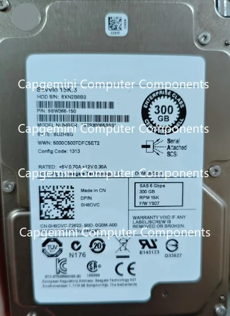 0H8DVC H8DVC 300GB 15K SAS 2.5