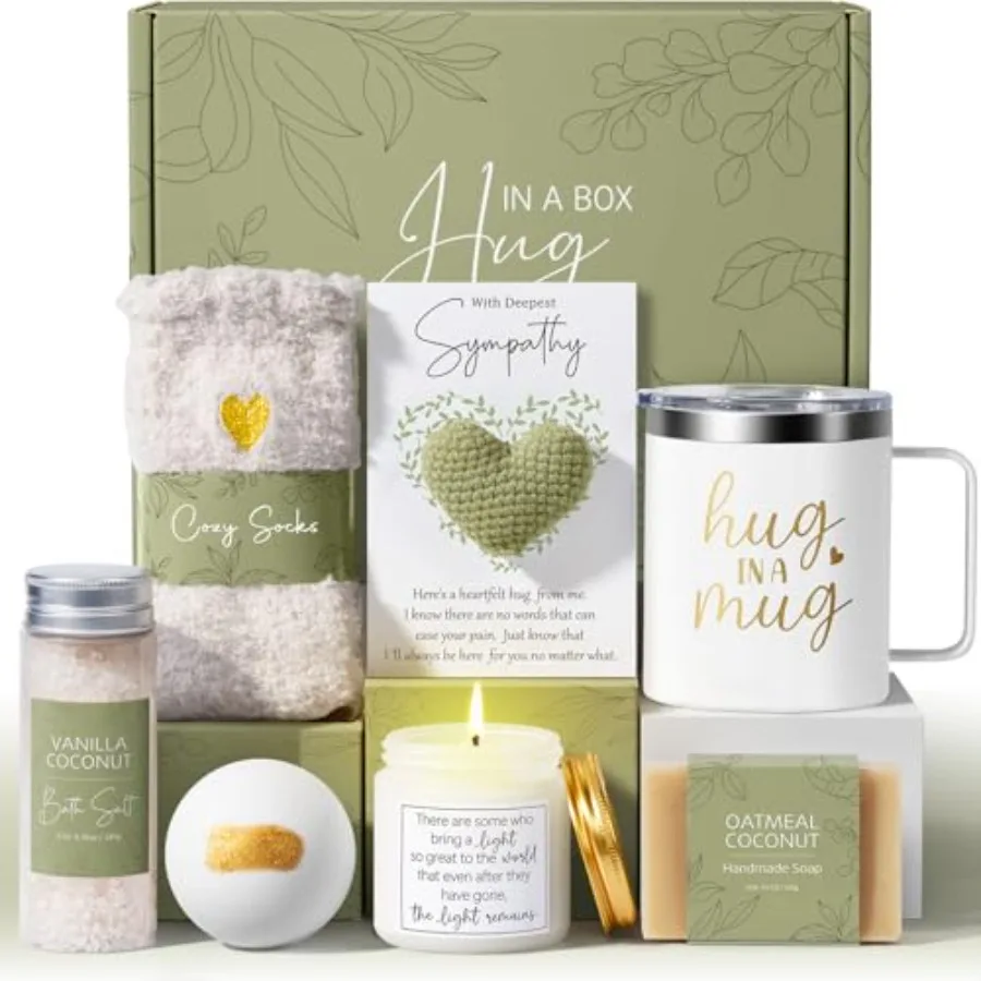 

Sympathy Gift Baskets Sympathy Gifts for Loss of Loved One Mother Father Husband Mom Dad Memorial Grief Condolences Bereavement