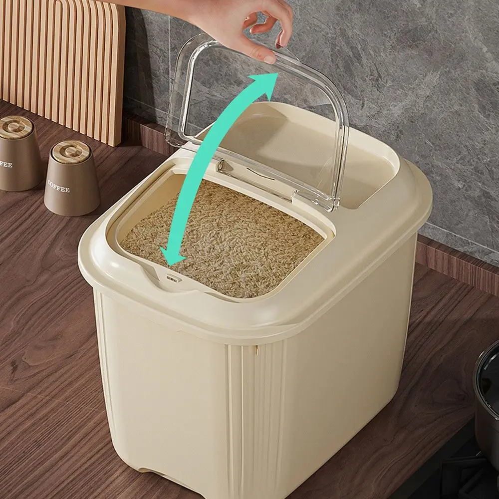 Boîte de Rangement Créative pour Riz E27 Étanche à l'Humidité, Grande Capacité, Récipient Alimentaire