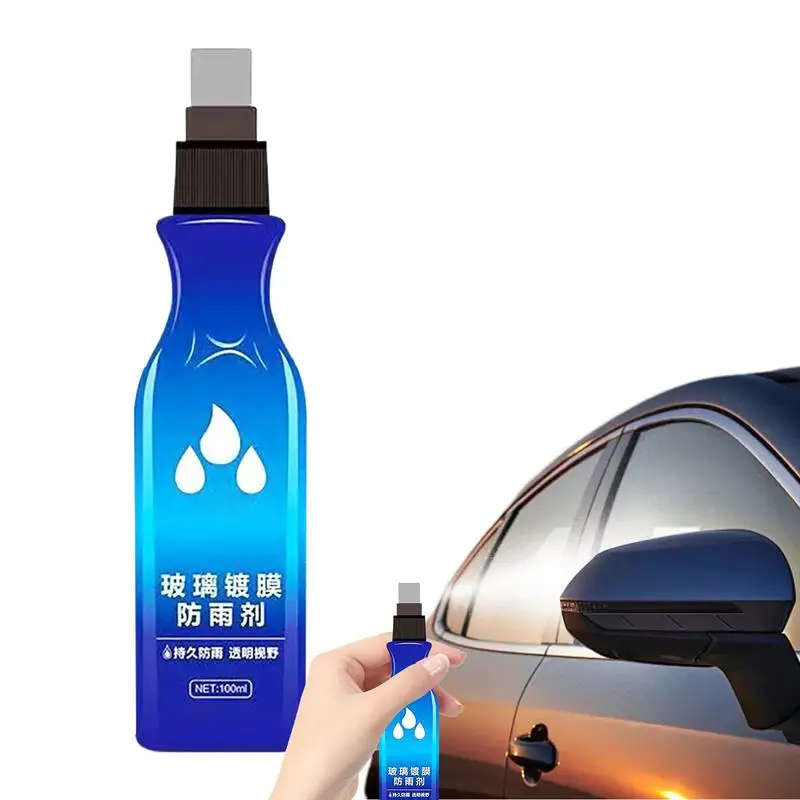 Anti Fog Windshield Cleaner 3.38oz Car Windshield Defogger Solution Rainproof Rearview Looking-glass Coating Hydrophobic For