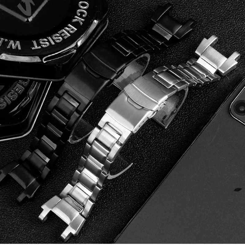 

Stainless Steel MTG-B1000 Strap For Casio MTG-B1000 Men Matte Metal Solid Watchband Bracelet Wristband Watch Accessories