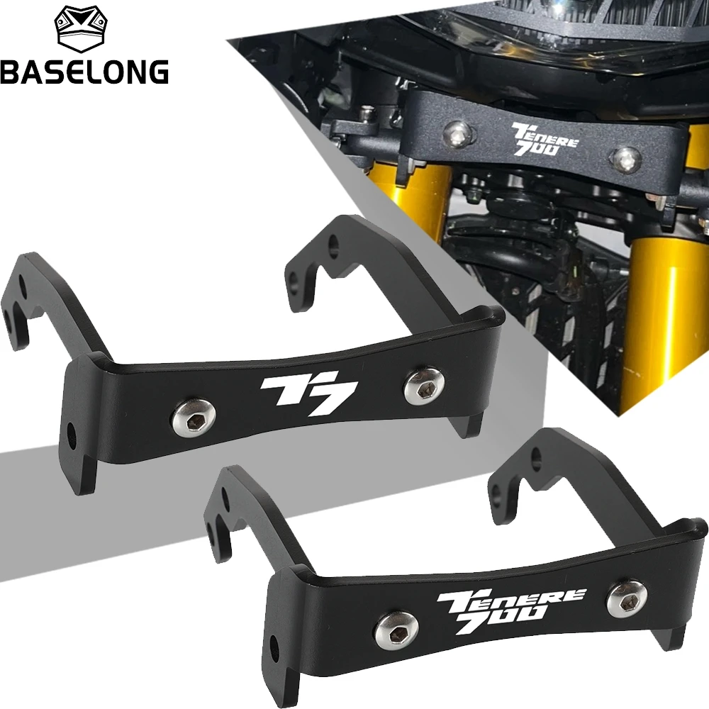 

For Yamaha T7 Tenere 700 World Rally / World Raid 2019-2020-2021-2022-2023-2024 Auxiliary Light Bracket Holder Fog Lamp Mounts