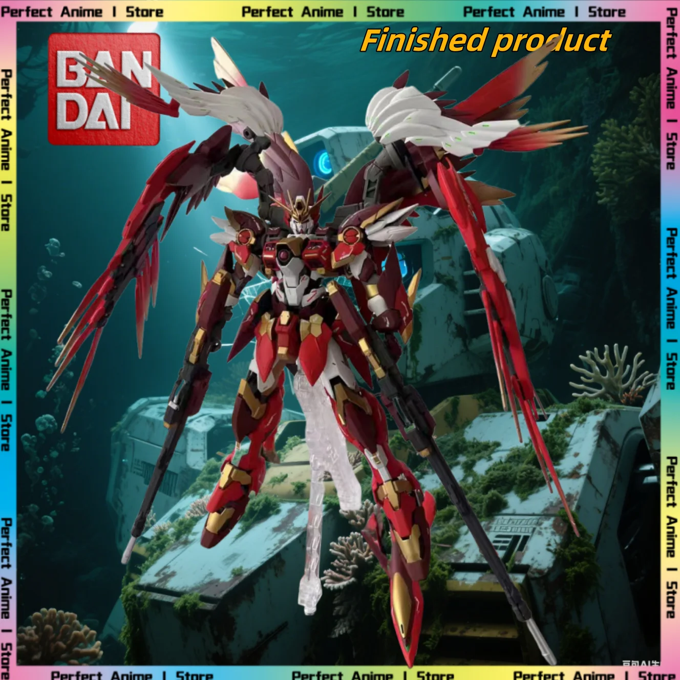 

Комплексные продукты Bandai, серия Four Saint Beasts, HIRM Flying Wing, модель с нулевым изменением цвета, Suzaku OEM, изготовленная на заказ сборка