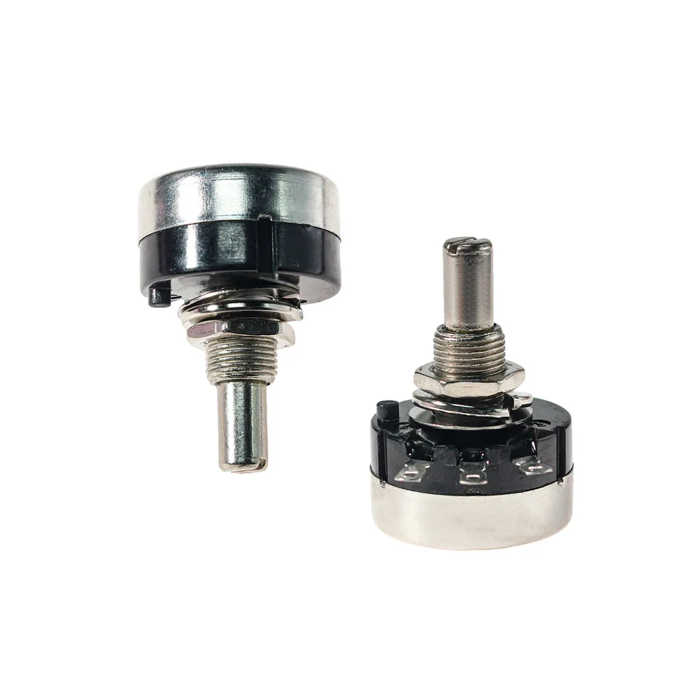 1Set Potentiometer Knop Kit Rv24yn 20S 5K 500K + A03 Knop Dop 6Mm Met Schaal Plaat Potentiometers Kit