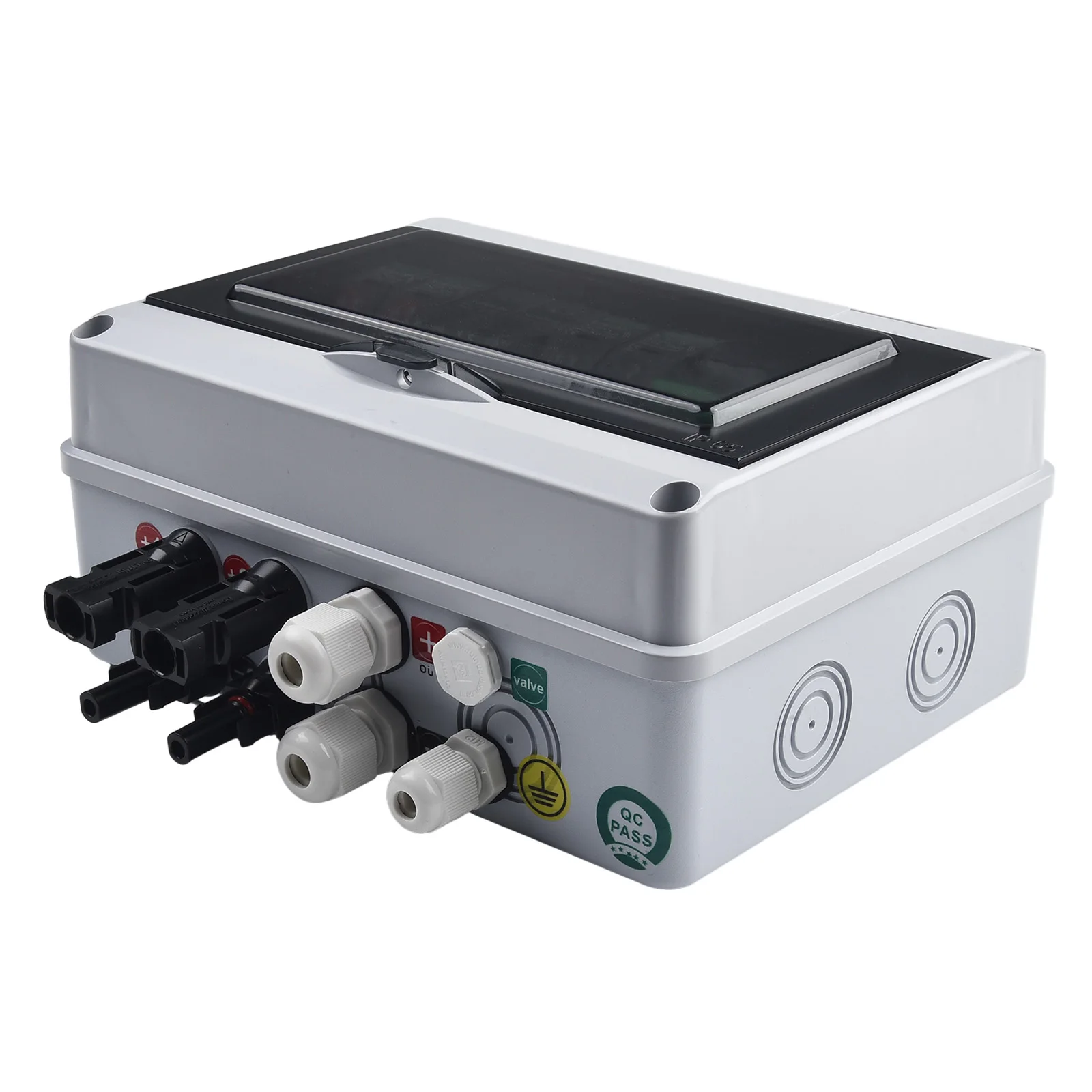 550V Outdoor PV Combiner Box 2In1Out with IP65 Waterproof and DC Protection for Solar Panel System Connections