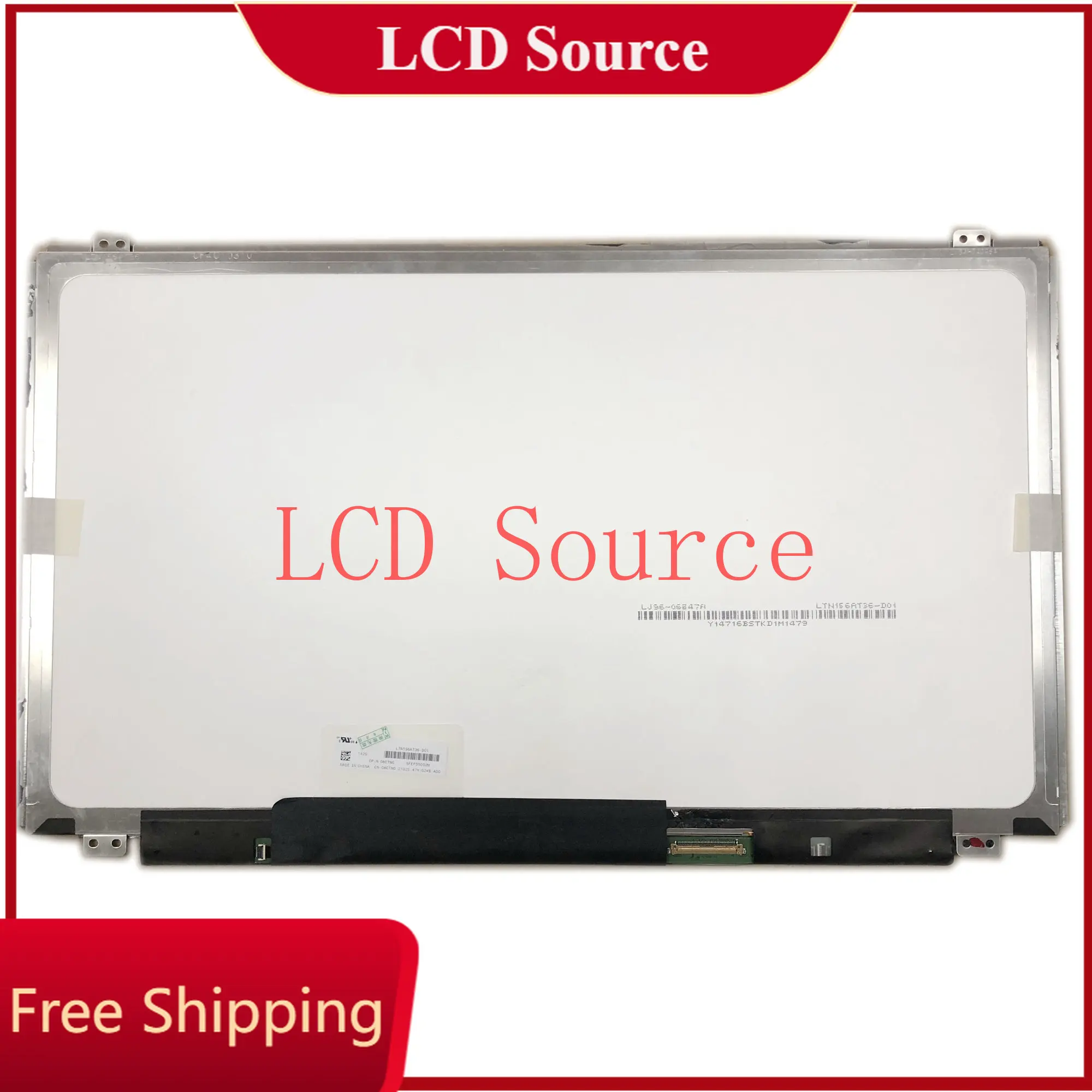 LTN156AT36 D01 fit LTN156AT36-D01 40 pins for DELL With TOUCH SCREEN Digitizer LED Display Laptop Screen