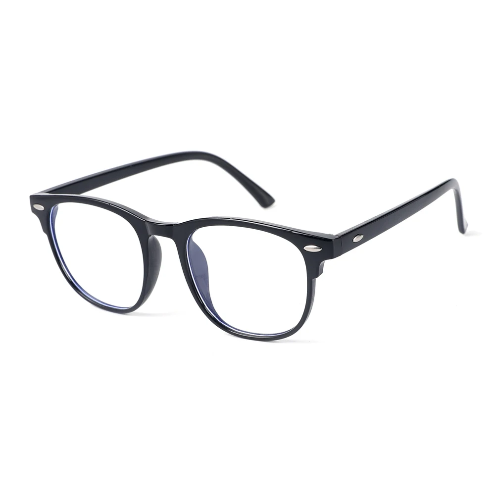 Transparent Computer Glasses Frame Women Men Anti Blue Light Round Eyewear Blocking Glasses Optical Spectacle Eyeglass view 4