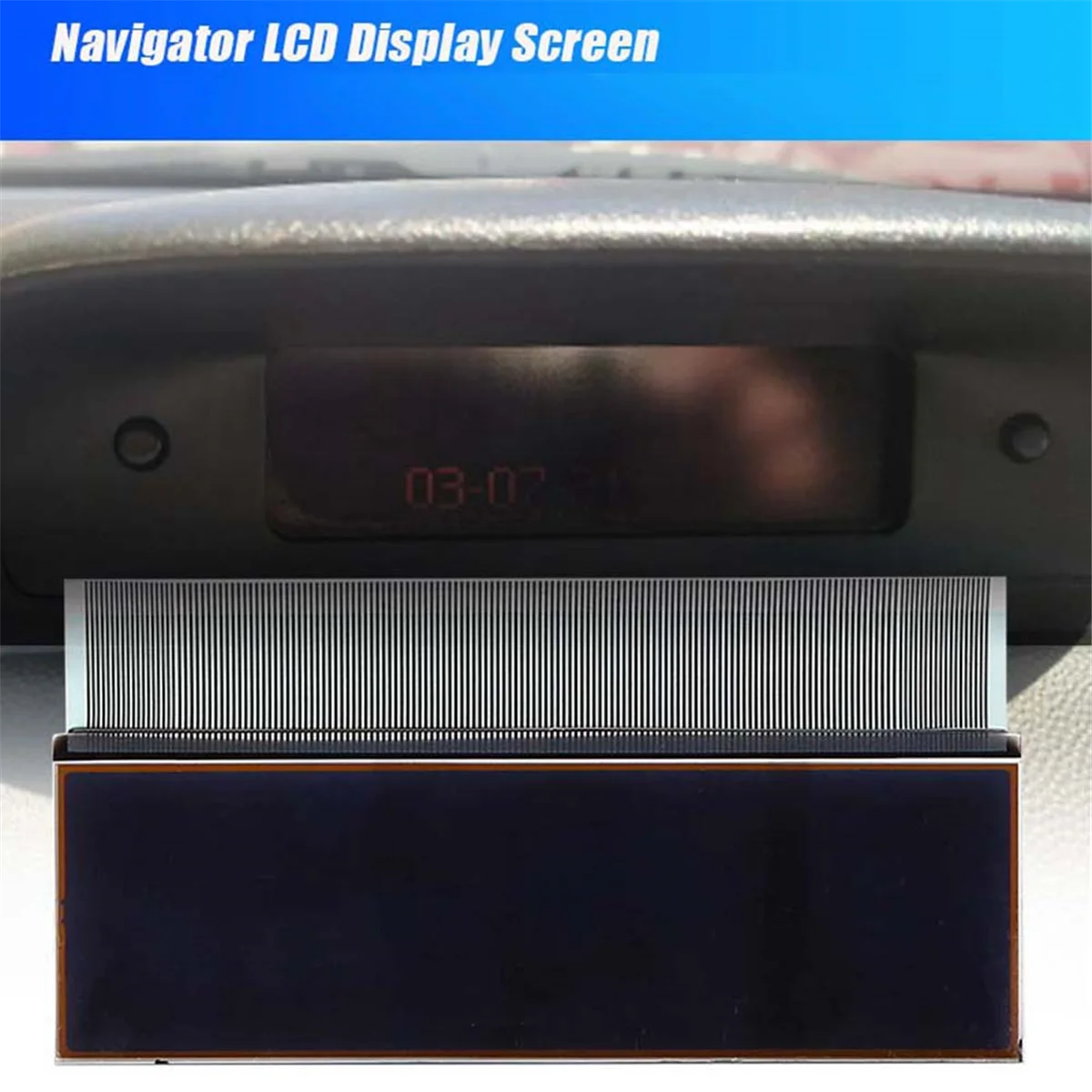 Auto Centrale Navigator Lcd-Display Voor Peugeot 206 307 Citroen C5 Xsara Picasso Multifunctionele Unit Scherm Pixel Reparatie