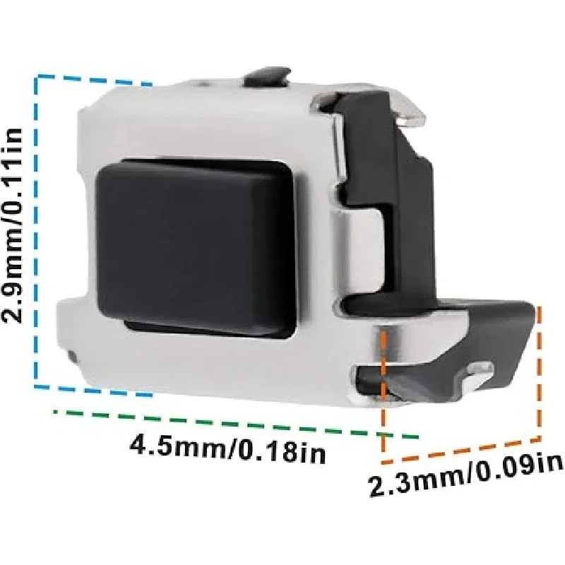 Four Replacement Control Key Buttons for Garmin Fenix 6X Pro Solar Smart Watch
