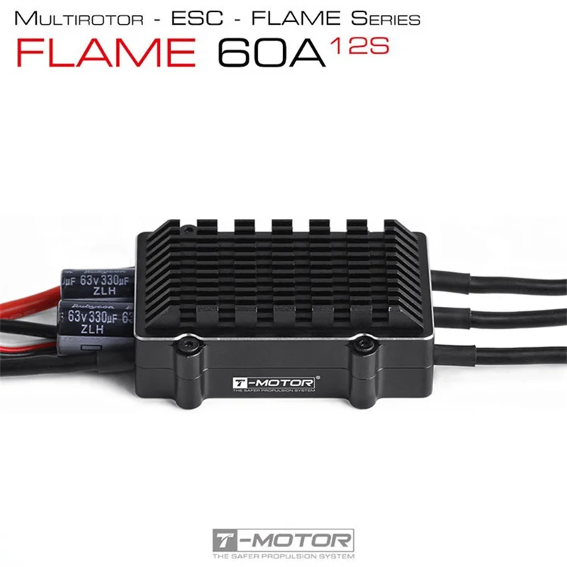 

Original TMOTOR FLAME 60A 6-12S LiPo NO BEC BLDC brushless ESC for multirotor uav