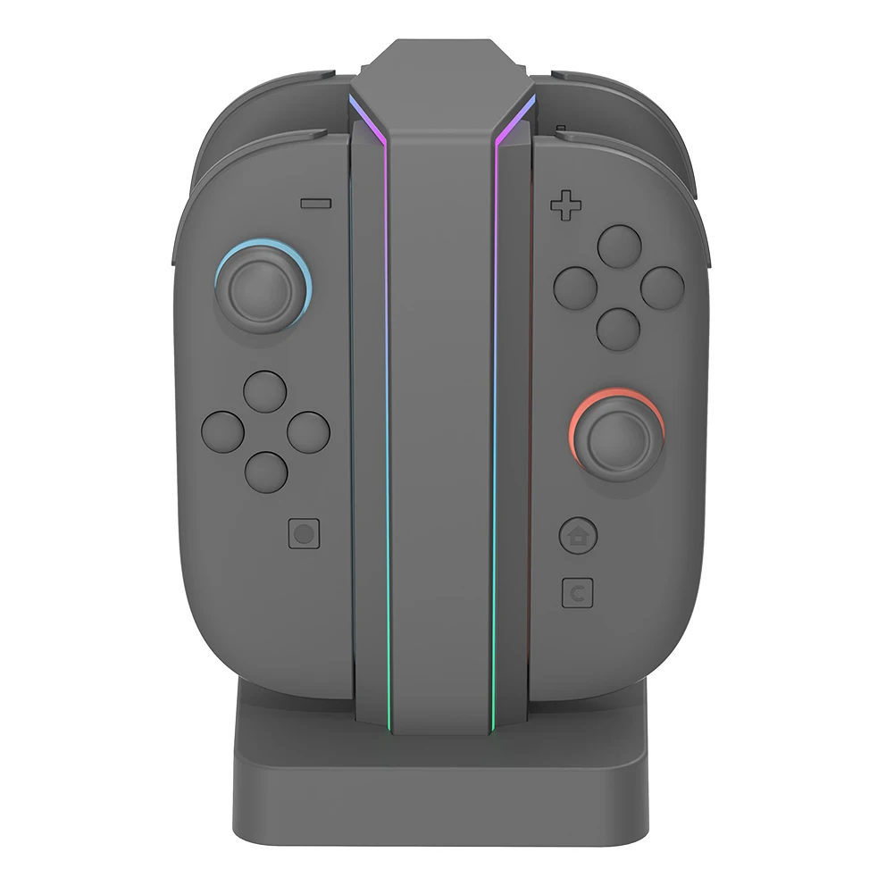 قاعدة شحن مغناطيسية للتبديل 2 2025 4 في 1 وحدة تحكم شاحن حامل المقود حامل ملحقات اللعبة لنينتندو سويتش 2