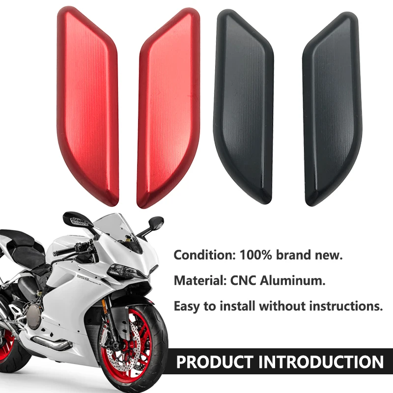 For Ducati PANIGALE 959 PANIGALE 1299 /S 1299S 2015-2019 2016 2017 2018 Motorcycle Aluminum Rearview Rear Mirrors Hole Cover Cap