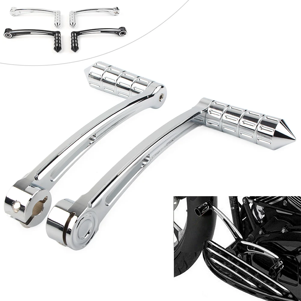 Motorbike Heel Toe Shift Lever + Spike Shifter Peg For Harley Touring Electra Road Glide 1997-2021 & FL Softail Models 2000-2015