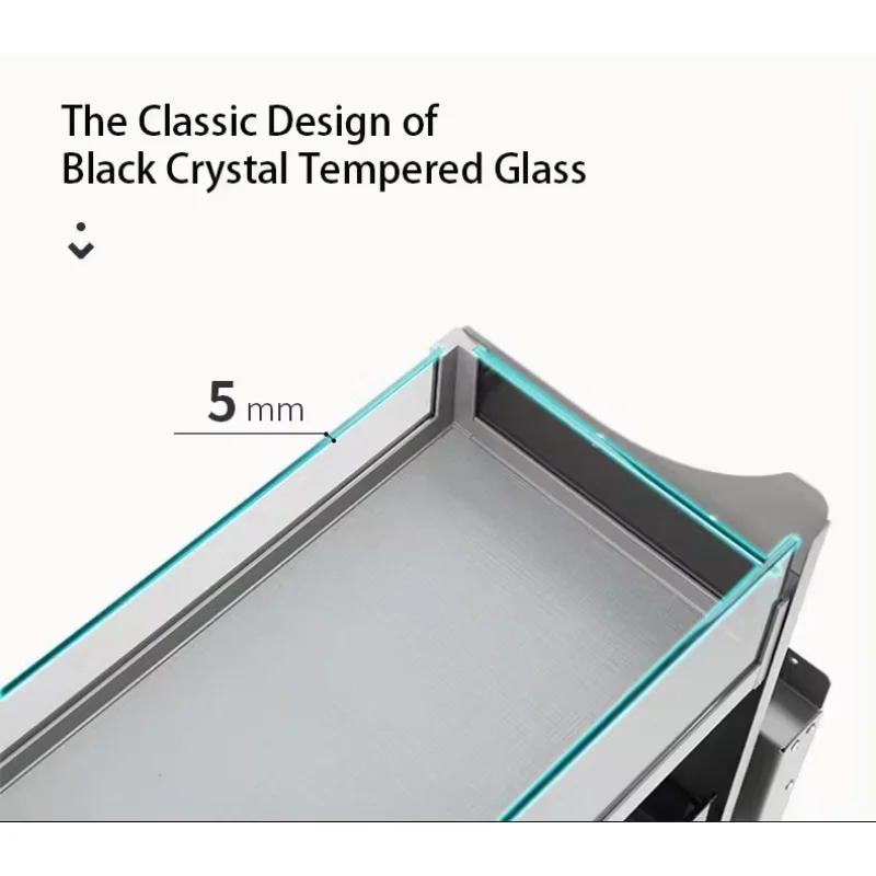 High Quality Modern Drop-down Kitchen Cabinet Storage Rack Elevator Lift Glass Pull Basket Kitchen Cabinet Storage