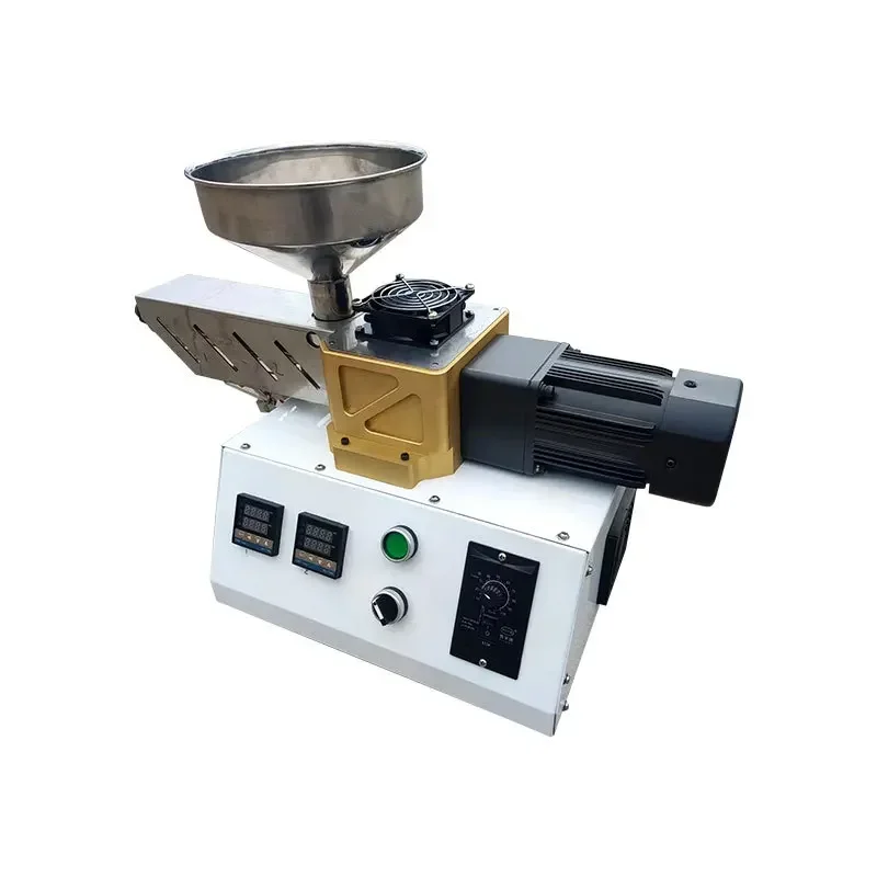 Single Screw Extruder Polymer Injection Molding Crusher Laboratory Plastic PP Ps Sheet Roll Making Machine