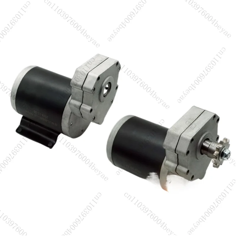 

Permanent magnet DC motor 24V800 W high-power reducer worm gear motor fertilizer sowing motor speed control 1pc