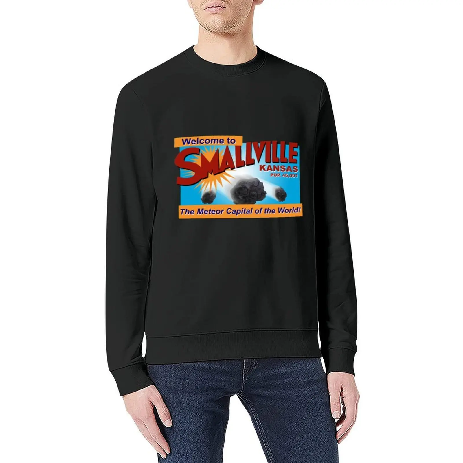 Smallville التي شيرت عاصمة النيزك في العالم البلوز الرجال ملابس الخريف سترة الرجال الكورية نمط الملابس الخريف البلوز