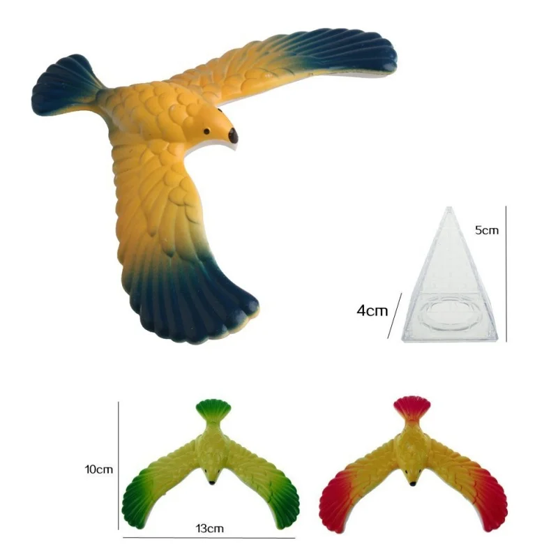 3 uds alta calidad novedad increíble equilibrio águila pájaro juguete mágico mantener equilibrio hogar Oficina diversión aprendizaje mordaza juguete para regalo de chico