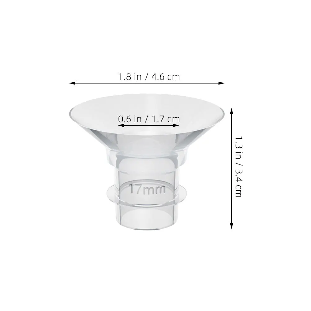 Accessoires d'allaitement en Silicone, Inserts de bride de 17MM, remplacement de calibre portable, pièces de tire-lait électrique pour bébé, 4 pièces