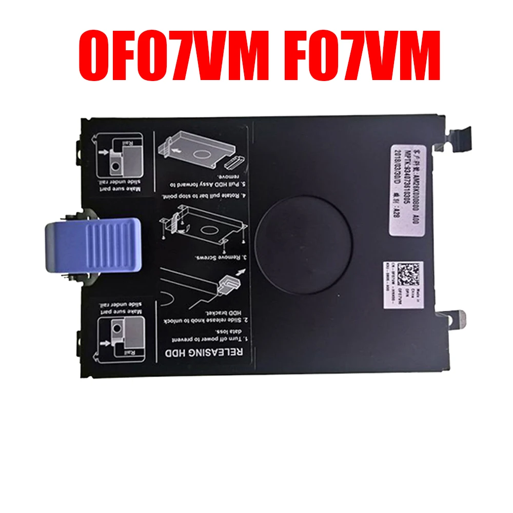 

0F07VM F07VM Laptop M.2 NVEM to SATA 2.5 Hard Drive Tray Bracket Holder Caddy For DELL For Precision 7730 7740 M7730 M7740 New