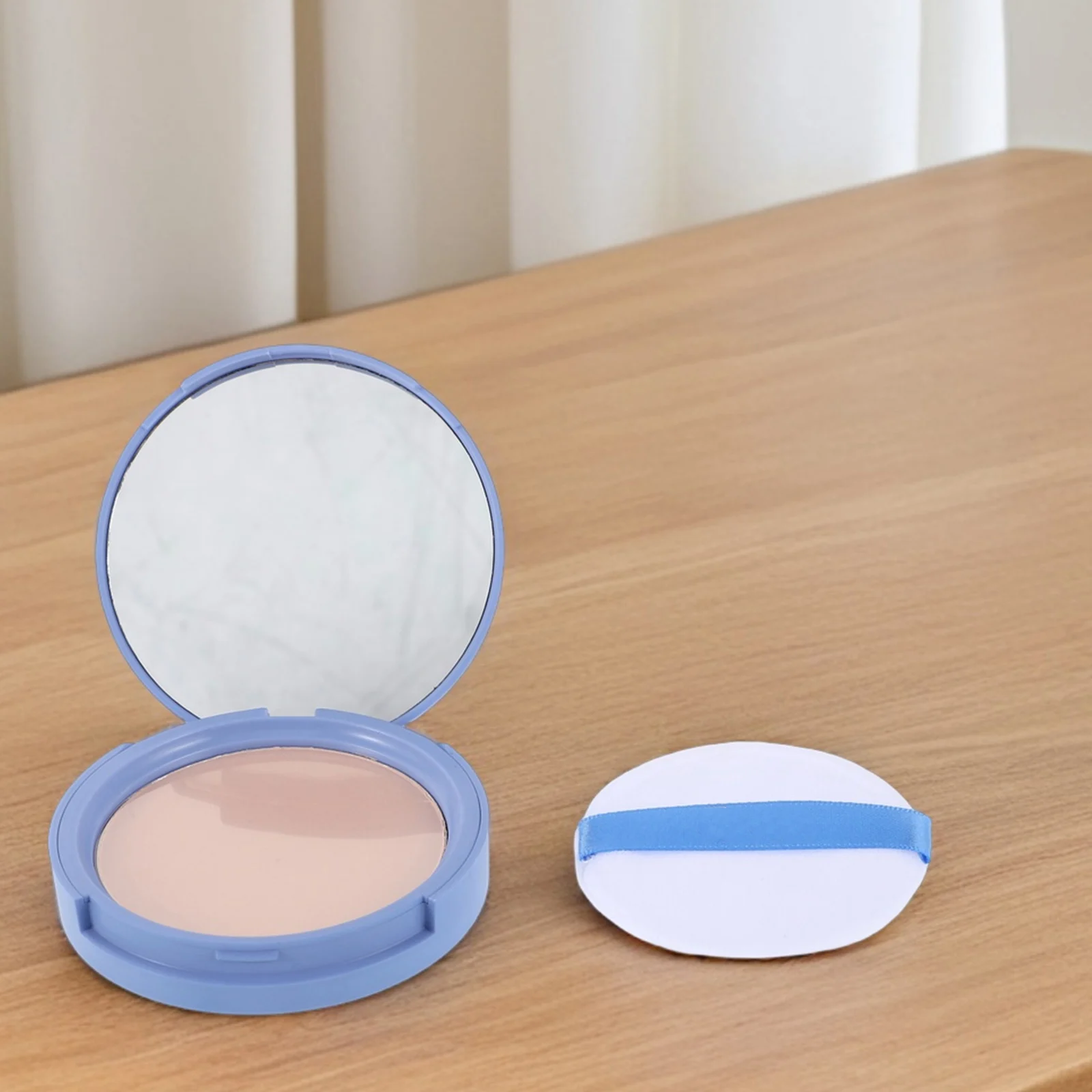 

Matte Compact Dual Use Wet Dry Long Lasting Waterproof Natural Finish Face Powder Foundation For Daily Makeup Oil Control