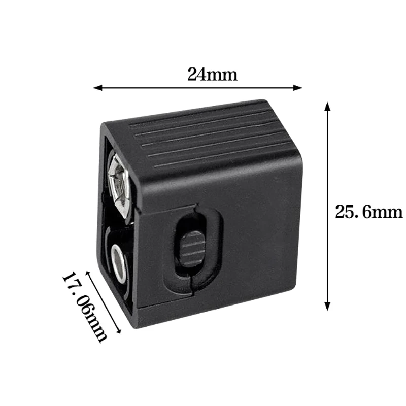 '1PC 100% new high-quality 9V Battery Flashlight 9V Mini LED Key Light 6F22 Battery COB Outdoor Lighting Work Light Battery