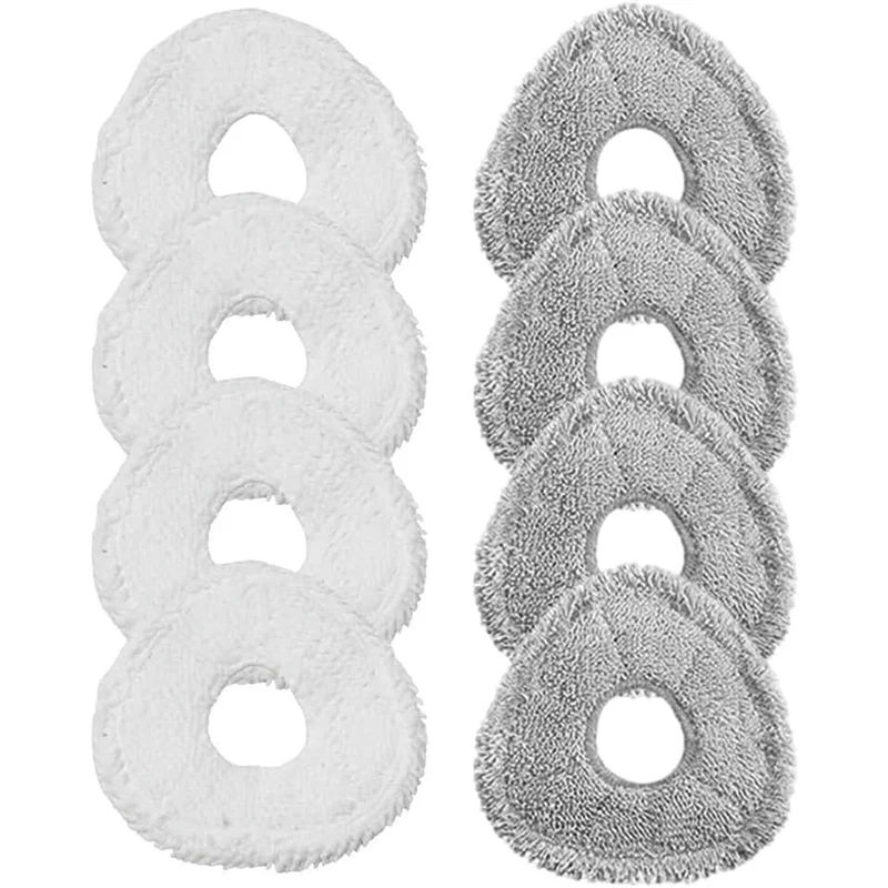 -A90P 8Pcs Mop Cloth Pads For Narwal FREO Robot Vacuum Cleaner Replacement Washable Mop Rag