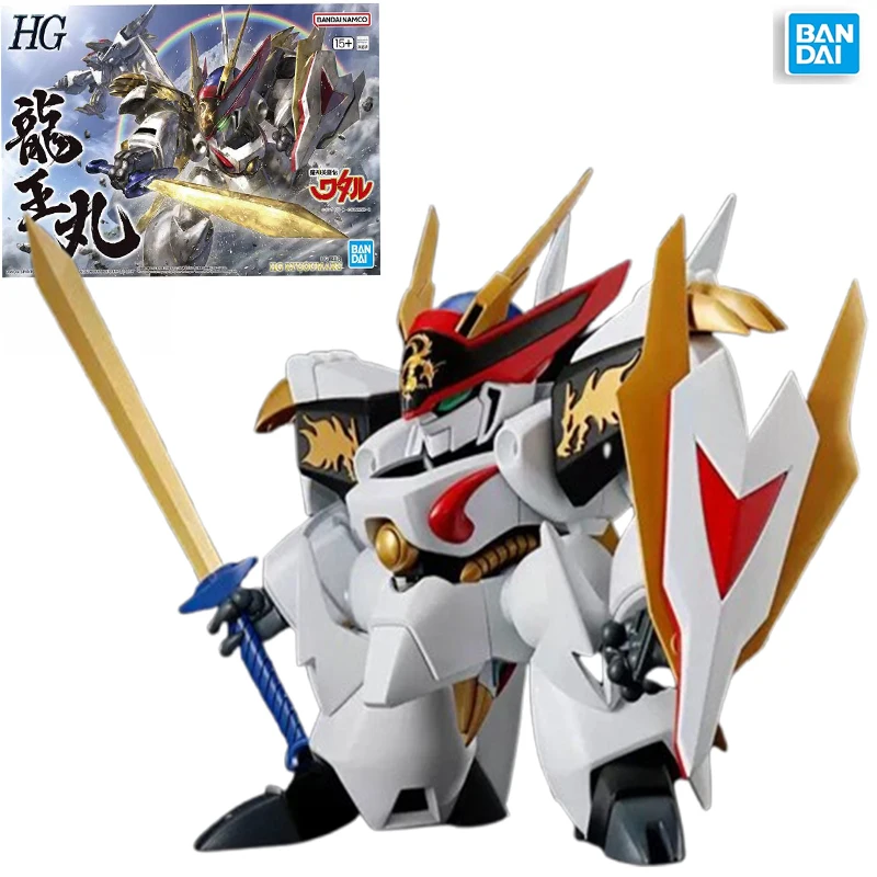 

Оригинальная сборная модель Bandai HG RYUOUMARU Mashin Hero Wataru God Dragon Fighter, аниме-фигурка, игрушка-конструктор, подарок для детей и мальчиков