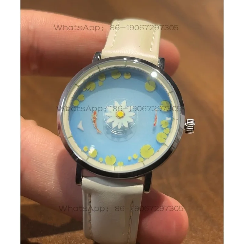 Original Illustration Wind Quartz Watch Fun Little Fresh Student Watch