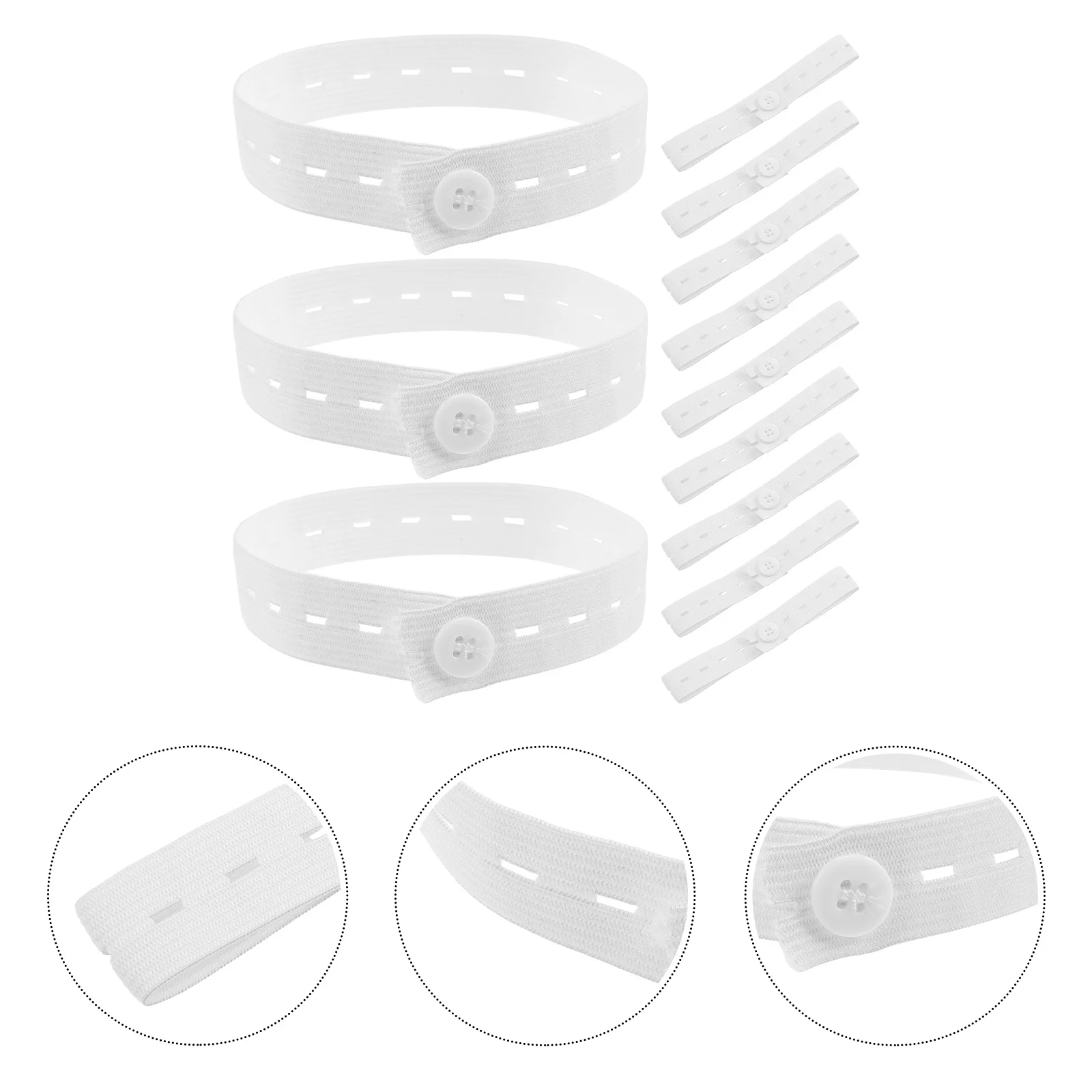 

20Pcs Durable Clothes Wrapping Straps Adjustable Clothing Storage Belts for Closet and Suitcase Organization Closet Accessory