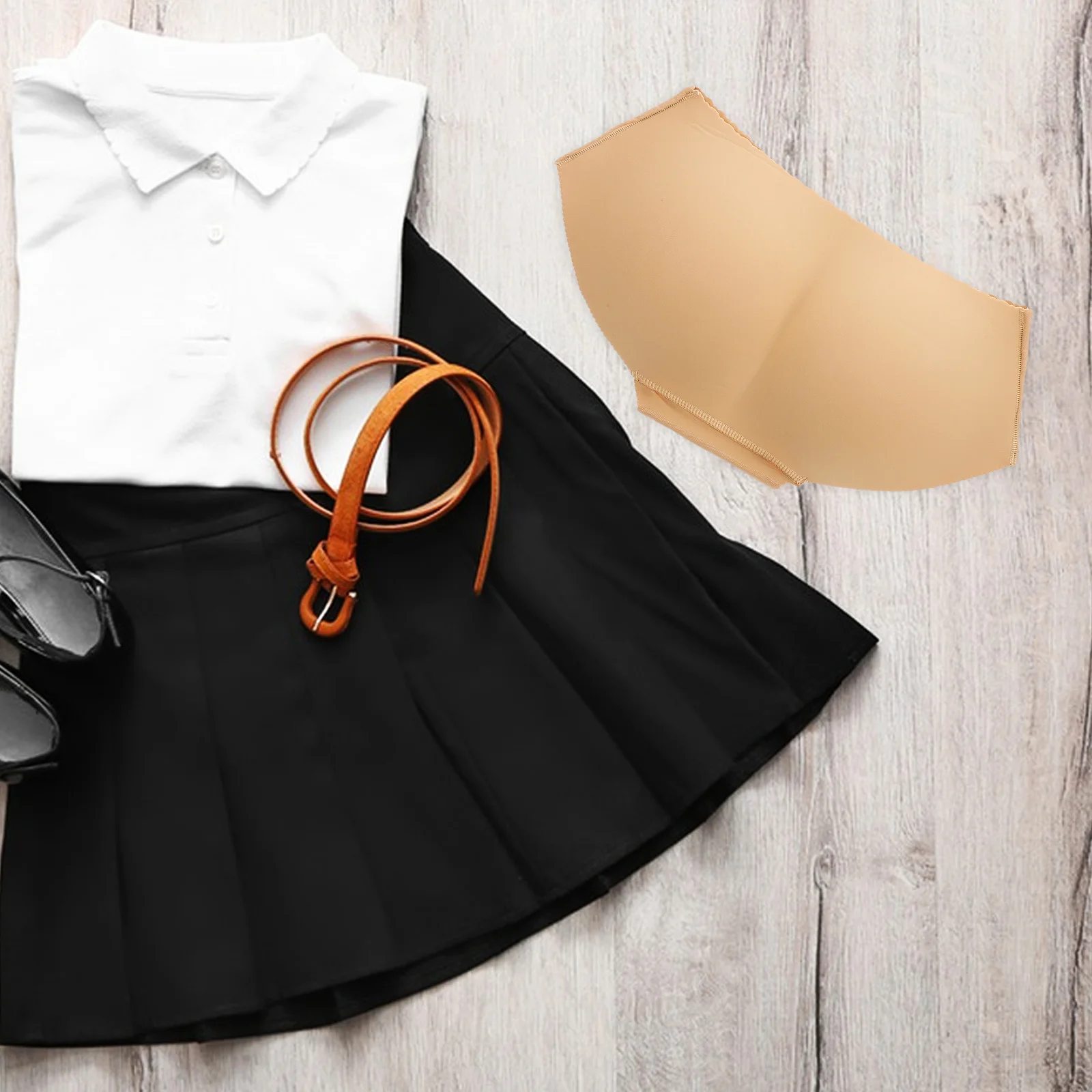 ملابس داخلية مبطنة للنساء، محسن لرفع المؤخرة، لباس داخلي مثلث بدون خياطة مع وسادات الورك المدمجة، ملابس يومية مريحة