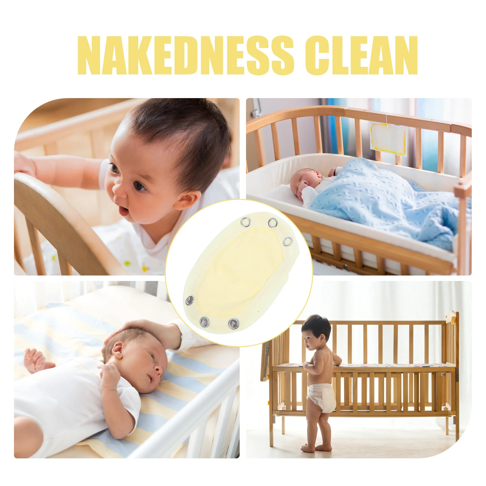 

Bodysuit Extender Universal Baby Jumpsuit Extender Cotton Romper for 0-3 Years Boys Girls Breathable Durable Yellow