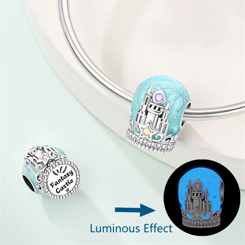 Profound 925 Sterling Silver Perfume Bottle Bow Ballet Shoes Skirt Cloud Charm Fit DIY Bracelet Necklace Charming Gifts view 3